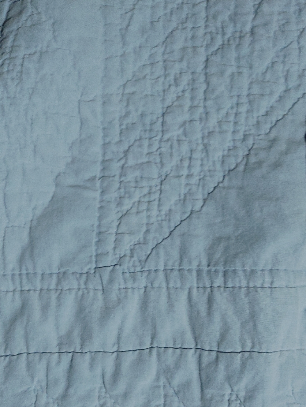 Antique Square Lonestar Small Hand Quilted Quilt in Blue and Pink - Picture 13 of 17